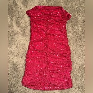 Sequence pink dress. Great for parties and going out